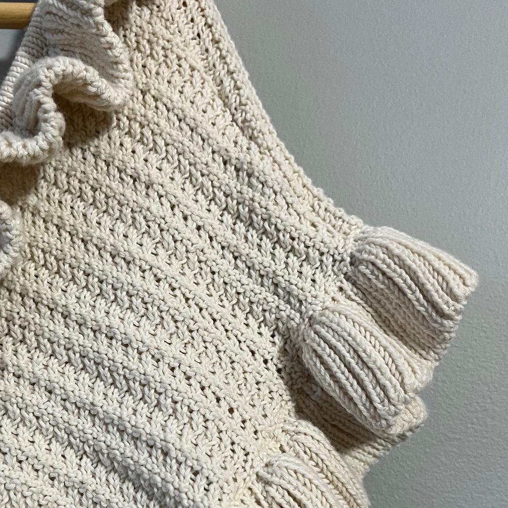 H&M Cream Knit Crop Top - Picture 3 of 5